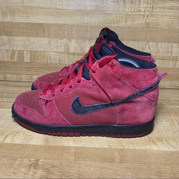 NIKE DUNK HI GYM SB TORO RED RAGING BULLS 6Y - Picture 2 of 8